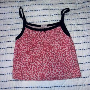 Brandy Melville Pink Cheetah Tank